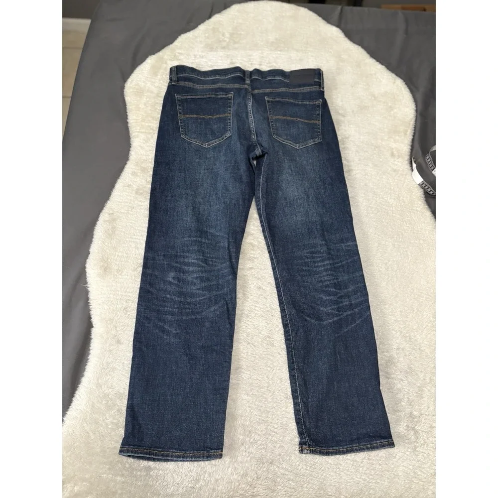 Lucky Brand 121 Slim Straight Mens Blue Denim Jeans 36x30 Act 38x30 Stretch‎
